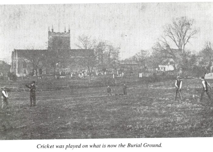 Historical photo of St Marys Church in Old Basing